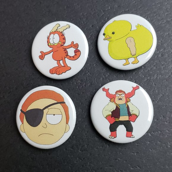 Rick and Morty Jewelry - Rick & Morty Buttons - Gazorpazorpfield and more